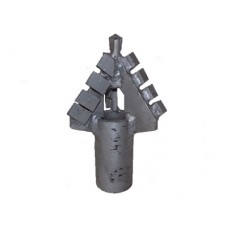 Долото трехлопастное для МГБУ D-80 мм Долото трехлопастное для МГБУ D-80 мм